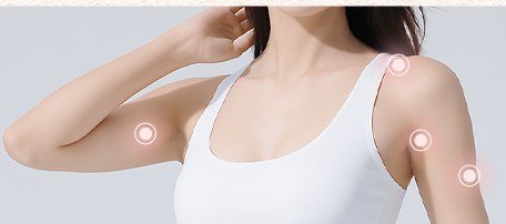 바디 시술 부위 여성 몸 사진