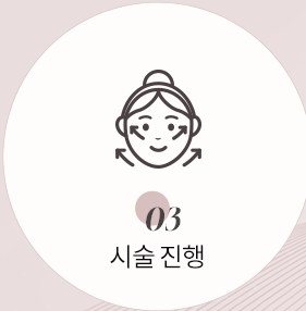 시술 진행 얼굴 일러스트