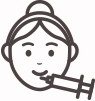 마취 주사 시술 아이콘