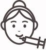 마취 주사 시술 아이콘