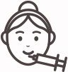 마취 주사 시술 아이콘