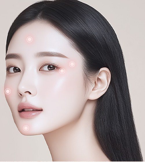 여성 얼굴 클로즈업 사진