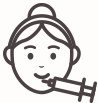 얼굴 마취 주사 아이콘