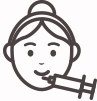 마취 주사 일러스트 아이콘